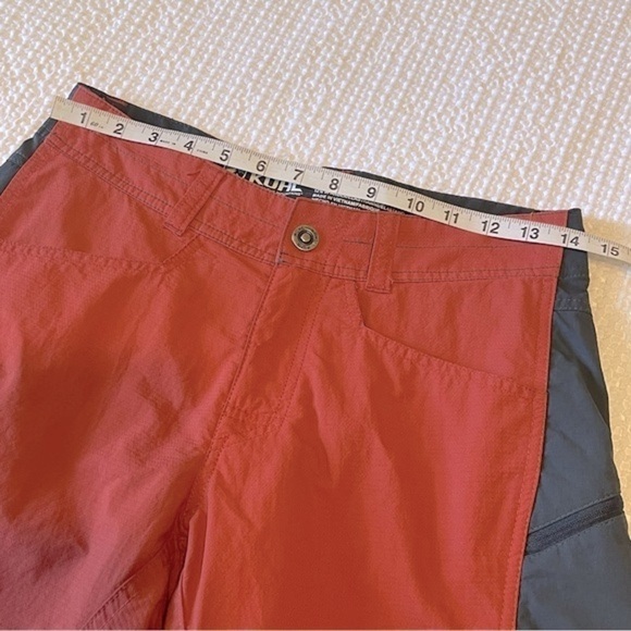 Kuhl Mutiny River Shorts Swimming Outdoors Red Gray Size 28 - Picture 11 of 14